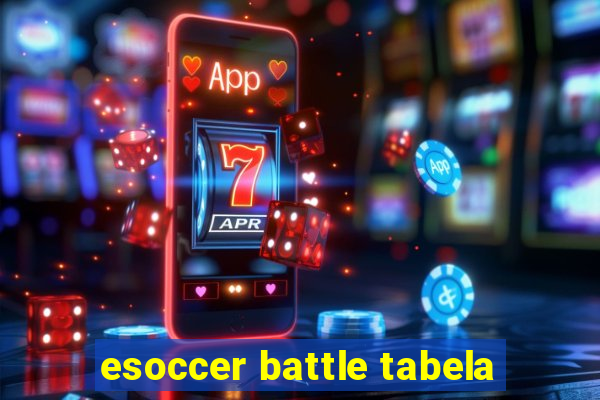 esoccer battle tabela